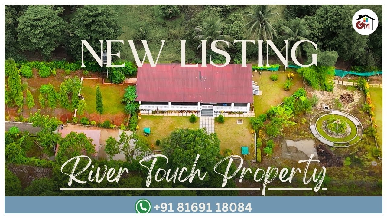 Own a River‑Touch Land in Karjat – Detailed Drone Property Tour