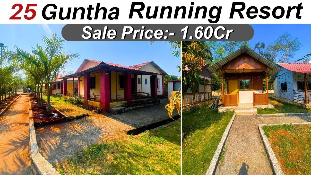 Resort for sale in Karjat at Low price | Running Resort For Sale