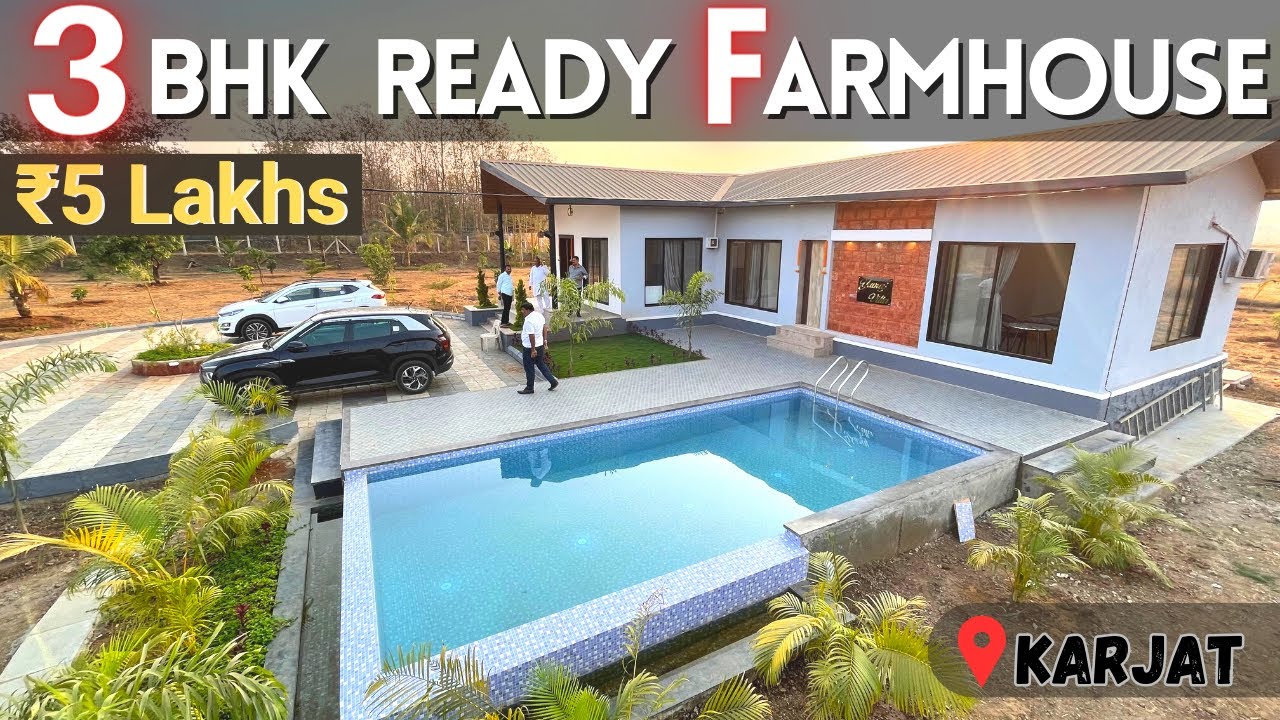 Ready Farmhouse on Sale in Karjat | 68 Gunta Farmhouse for sale
