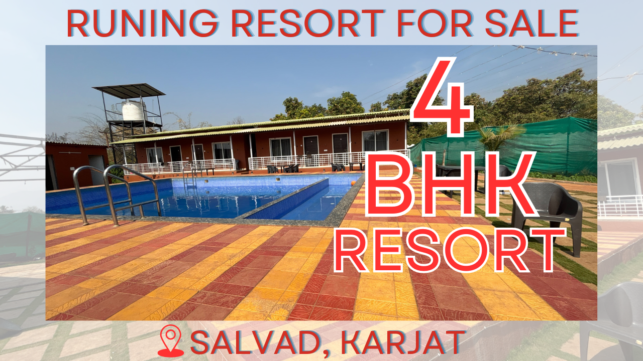 4 BHK Running Resort for Sale in Karjat | Resort For Sale | Resort in Karjat