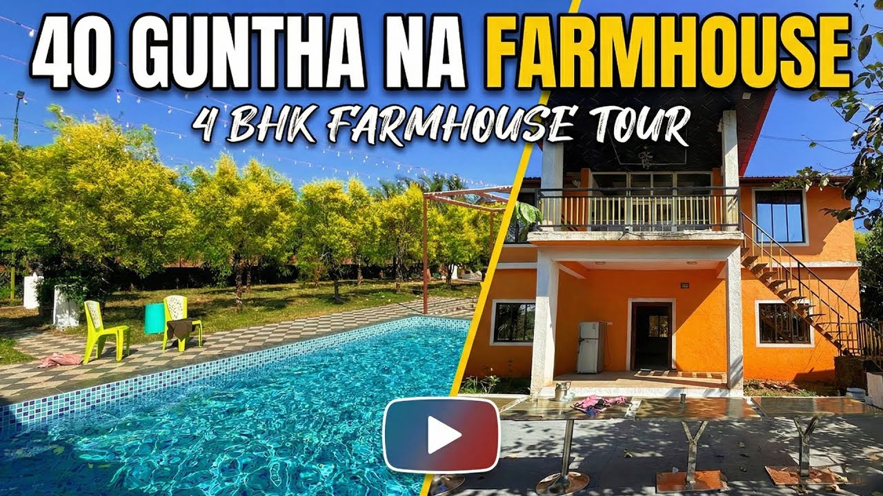 Investment Opportunity | 4 BHK Farmhouse in Karjat | Mountain View Property