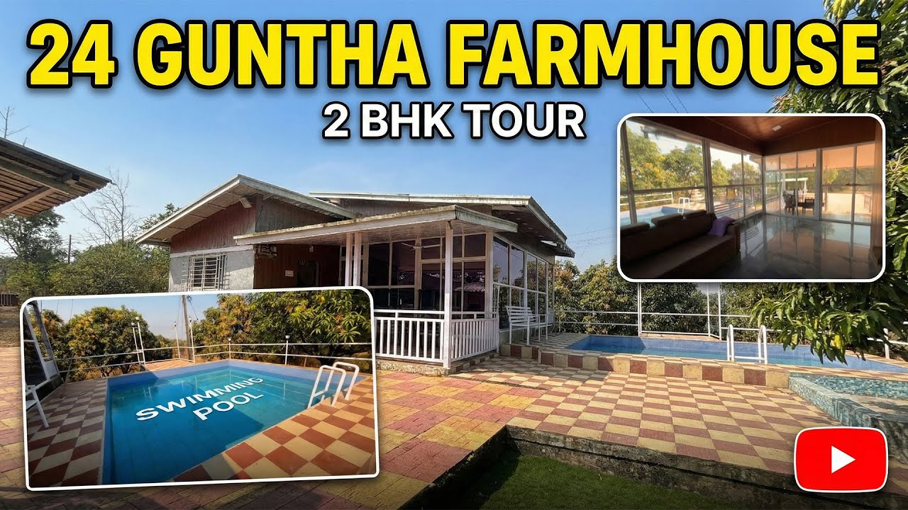 Best Farmhouse for Sale in Karjat | 24 Guntha 2 BHK | Near Railway Station